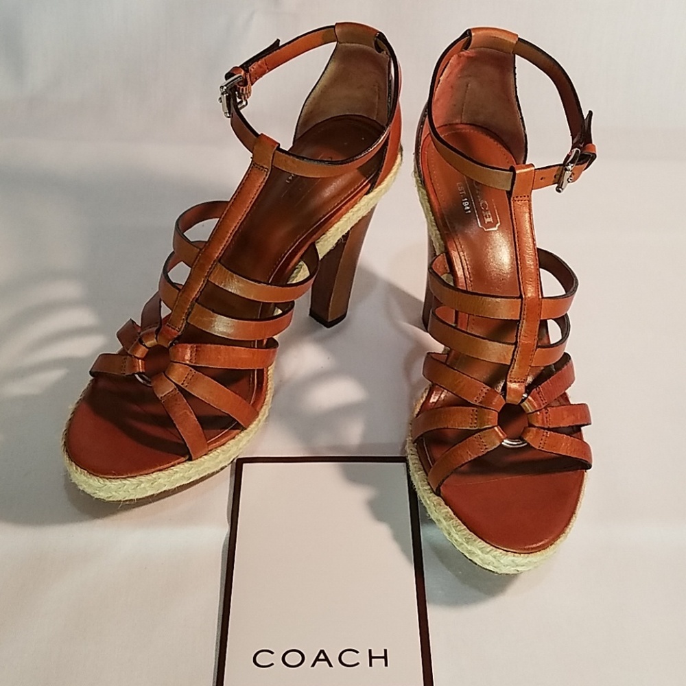 Coach Delanie Leather (Cognac)